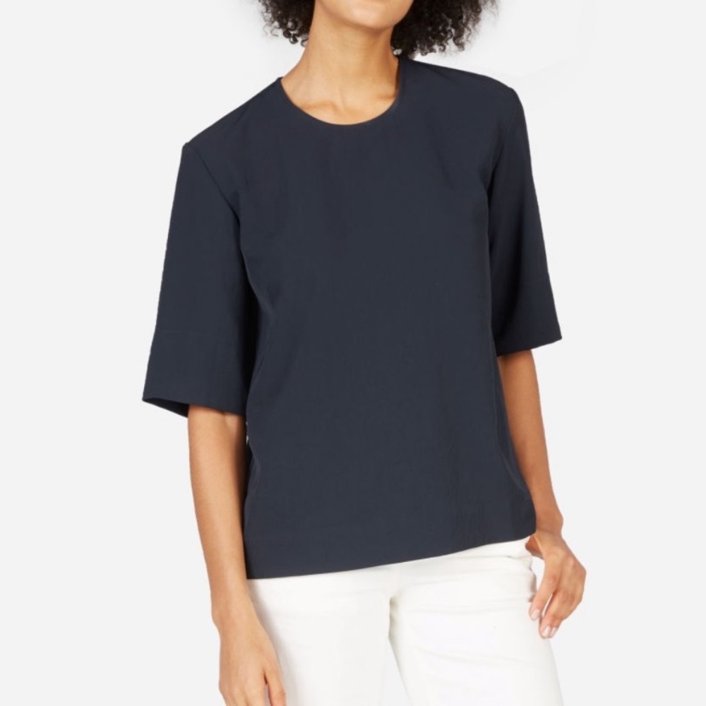Everlane GoWeave Back Zip Tee